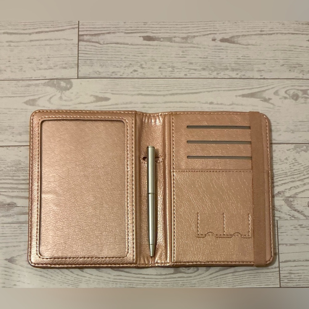 Rose Gold Passport Wallet - Picture 5 of 5